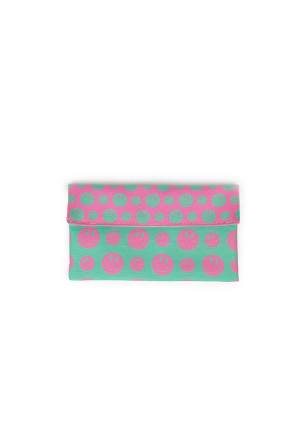 Bolsa snacks impermeable smile rosa